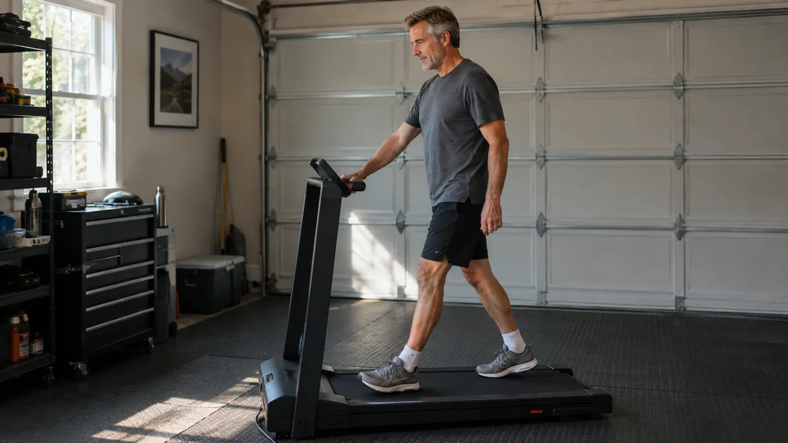 How to Walk More With Bad Knees Using a Walking Pad
