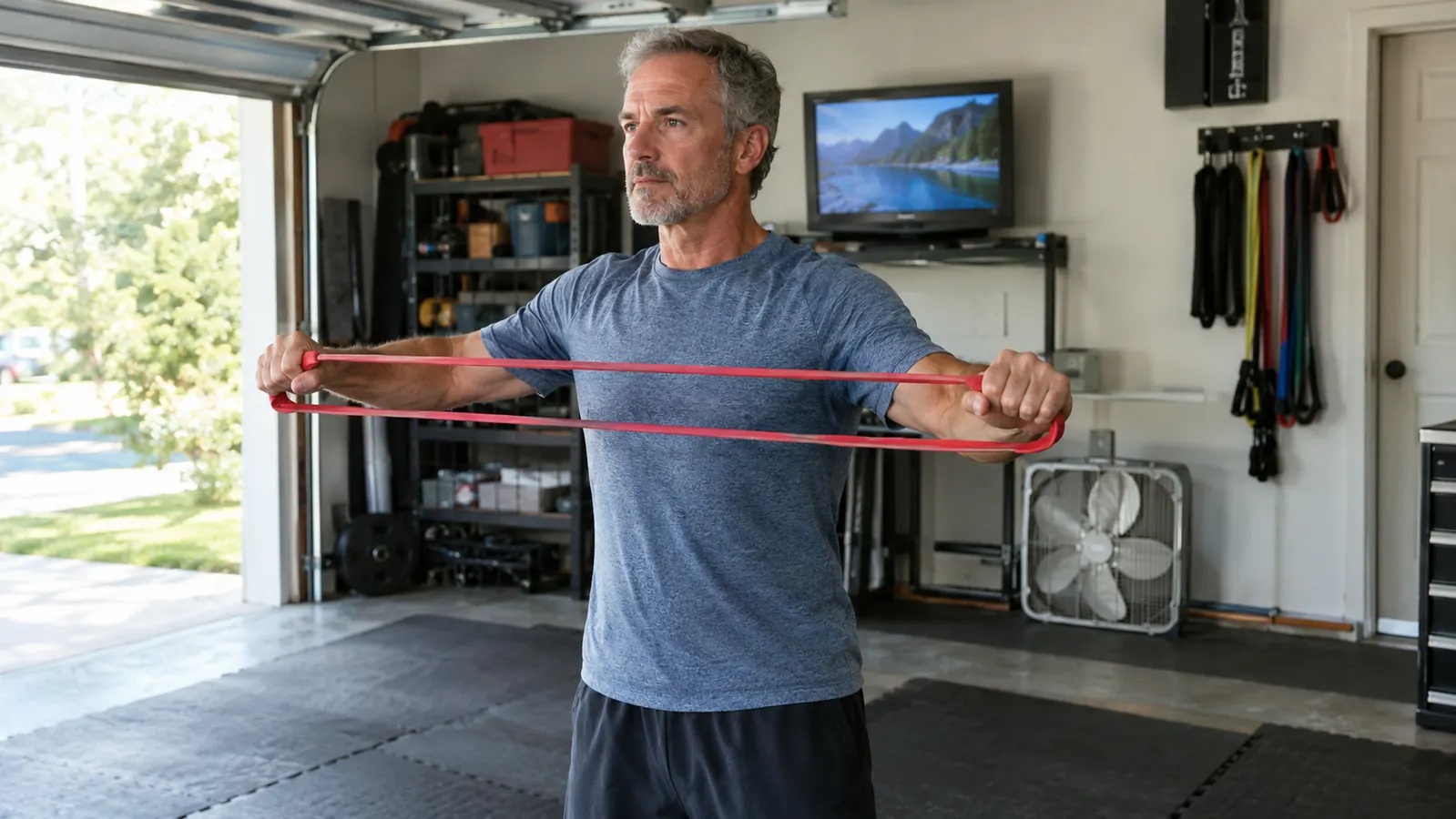 How a 48-Year-Old Got Back to Training With Resistance Bands